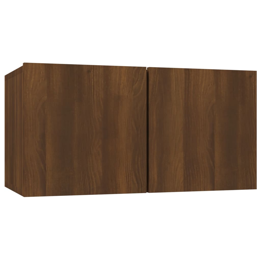 TV-Wandschrank Braun Eiche 60x30x30 cm Holzwerkstoff