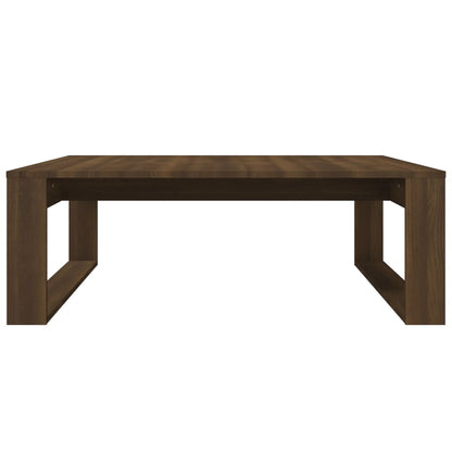 Couchtisch Braun Eiche 100x100x35 cm Holzwerkstoff