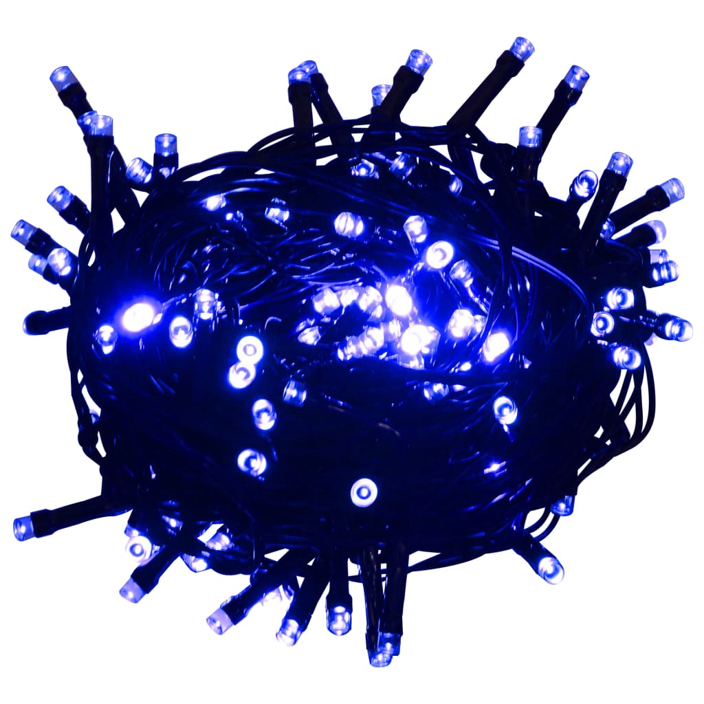 LED-Lichterkette mit 300 LEDs Blau 30 m PVC