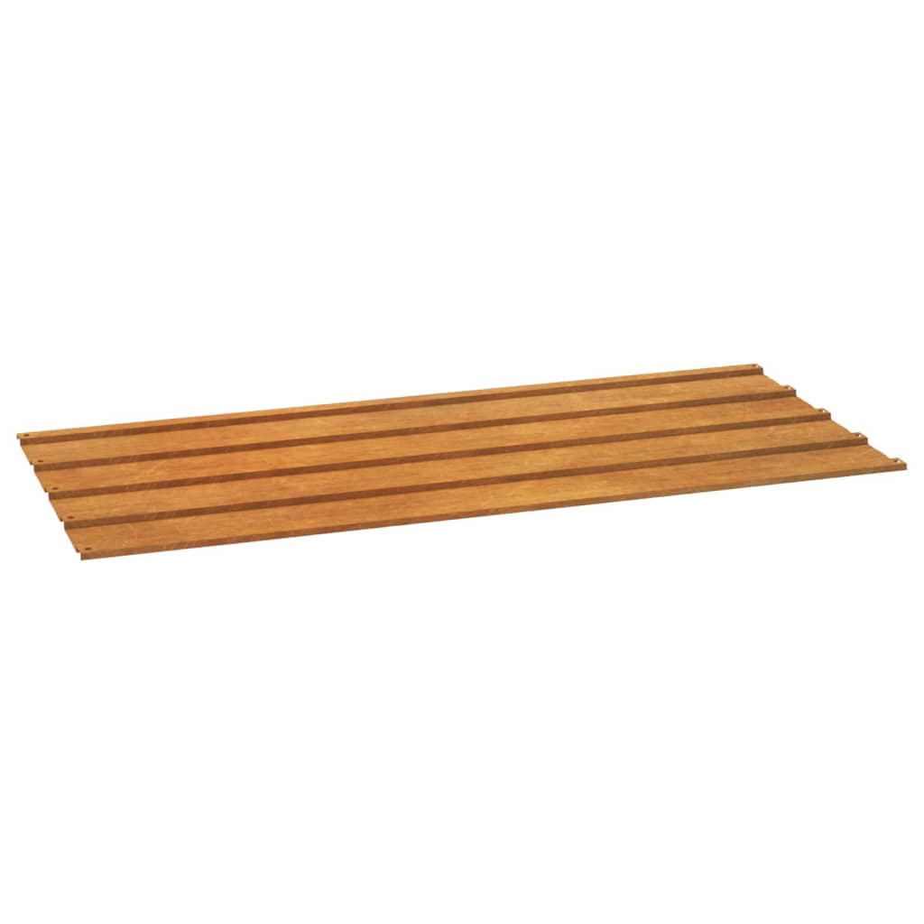 Dachplatten 36 Stk. Rostig 100x44 cm Cortenstahl