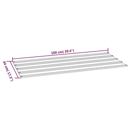 Dachplatten 36 Stk. Rostig 100x44 cm Cortenstahl