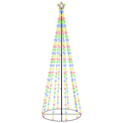 LED-Weihnachtsbaum Kegelform Mehrfarbig 310 LEDs 100x300 cm