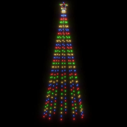 LED-Weihnachtsbaum Kegelform Mehrfarbig 310 LEDs 100x300 cm