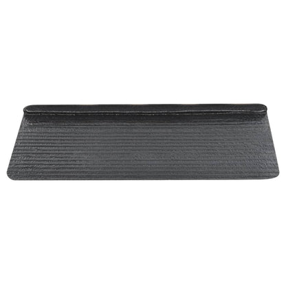 Stufenmatten Selbstklebend 15 Stk. 65x24,5x3,5 cm Schwarz