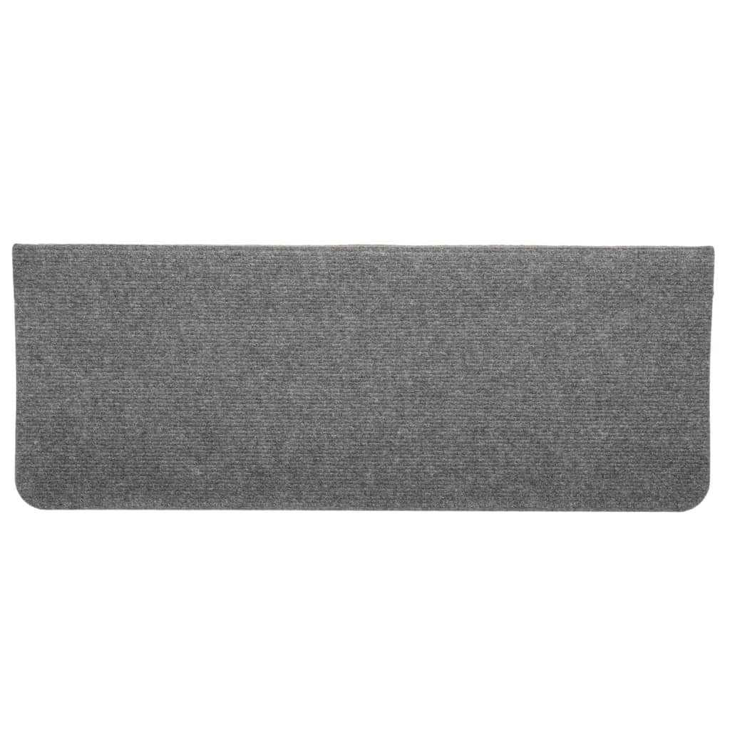 Stufenmatten Selbstklebend 15 Stk. 65x24,5x3,5 cm Grau