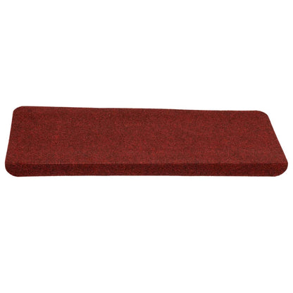 Stufenmatten Selbstklebend 15 Stk. 65x24,5x3,5 cm Rot