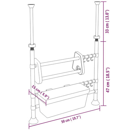 Küchenorganisator Verstellbar Aluminium