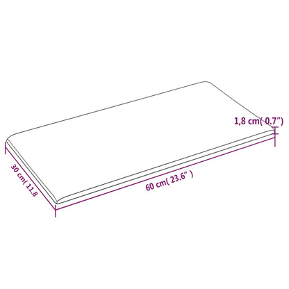 Wandpaneele 12 Stk. Dunkelgrau 60x30 cm Stoff 2,16 m²