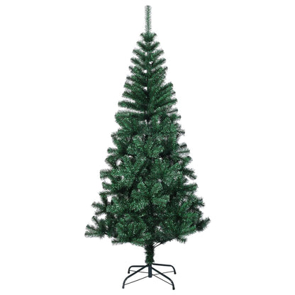 Künstlicher Weihnachtsbaum Schillernde Spitzen Grün 180 cm PVC