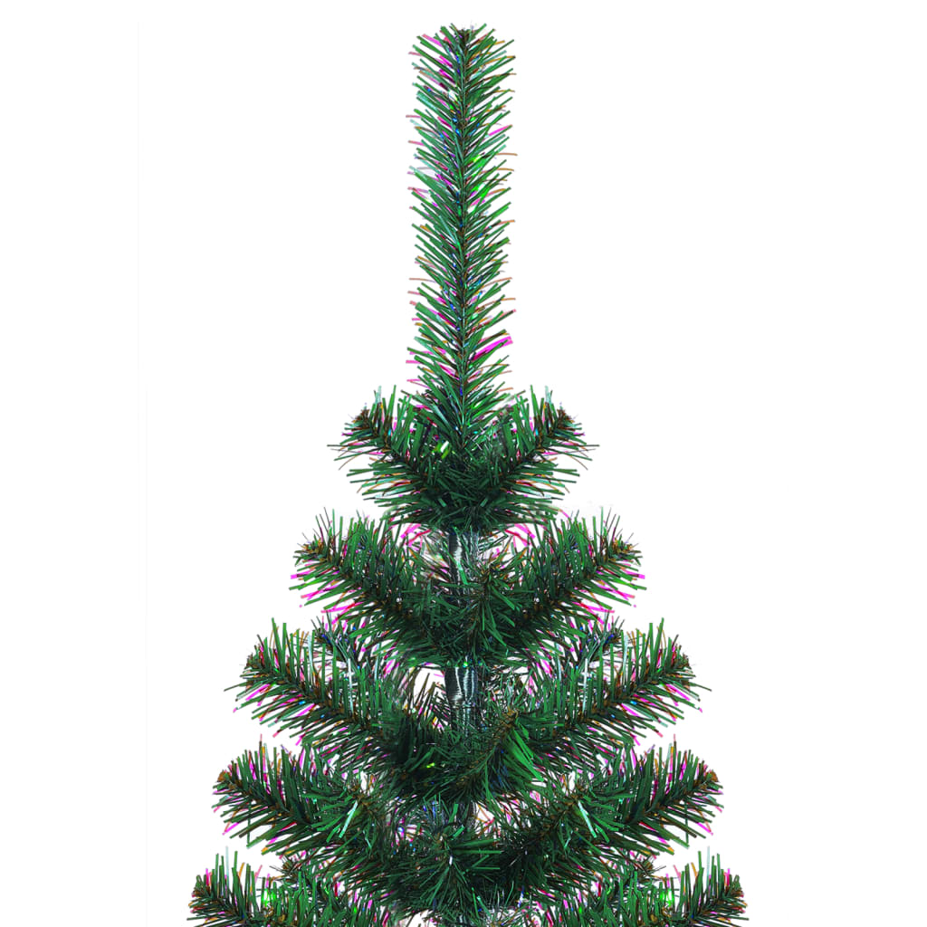 Künstlicher Weihnachtsbaum Schillernde Spitzen Grün 180 cm PVC