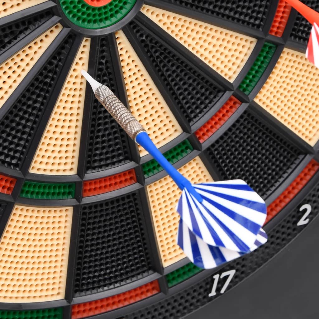 Elektrische Dartscheibe mit Darts Schwarz Polypropylen