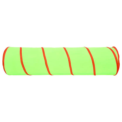 Spieltunnel mit 250 Bällen Grün 175 cm Polyester