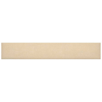 Wandpaneele 12 Stk. Creme 90x15 cm Stoff 1,62 m²