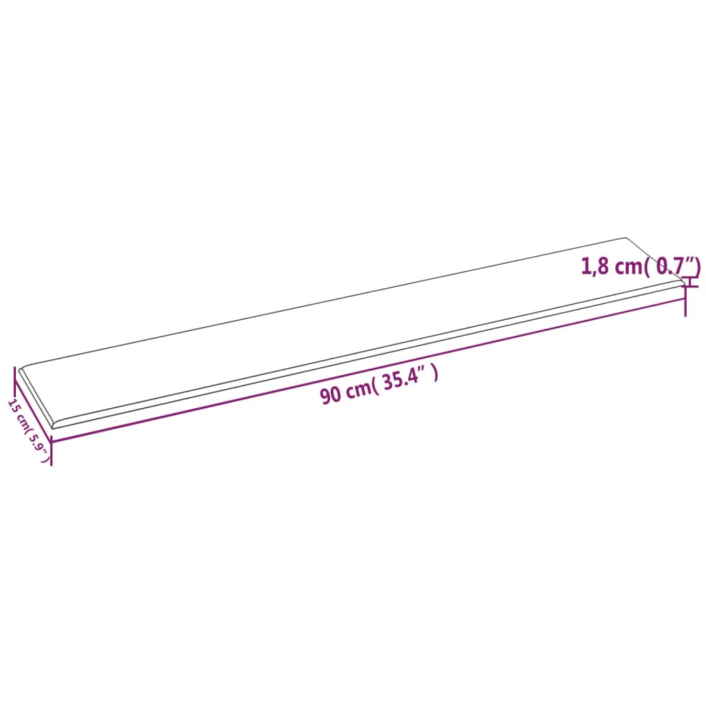 Wandpaneele 12 Stk. Hellgrau 90x15 cm Samt 1,62 m²