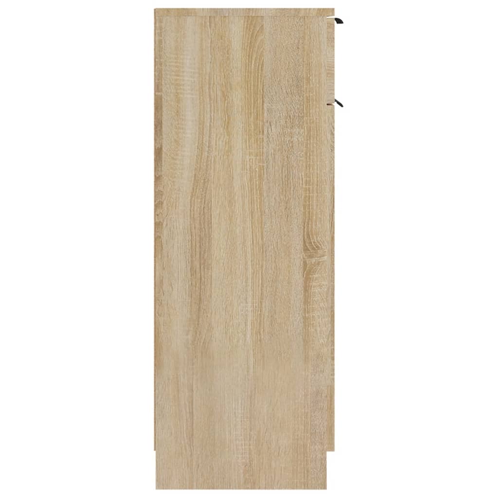 Badschrank Sonoma-Eiche 32x34x90 cm Holzwerkstoff