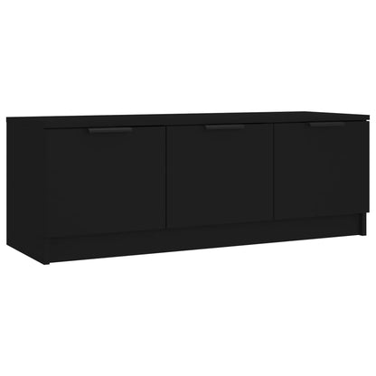 TV-Schrank Schwarz 102x35x36,5 cm Holzwerkstoff