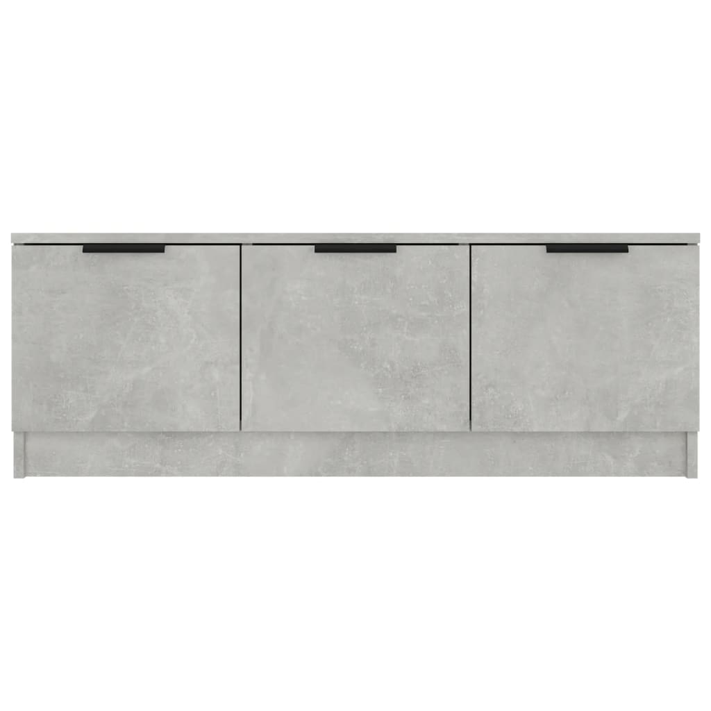 TV-Schrank Betongrau 102x35x36,5 cm Holzwerkstoff