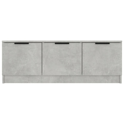 TV-Schrank Betongrau 102x35x36,5 cm Holzwerkstoff