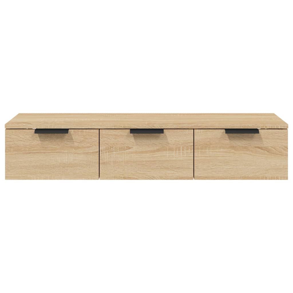 Wandschrank Sonoma-Eiche 102x30x20 cm Holzwerkstoff