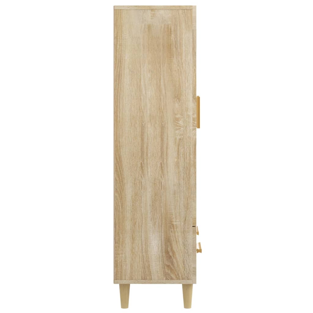 Highboard Sonoma-Eiche 70x31x115 cm Holzwerkstoff