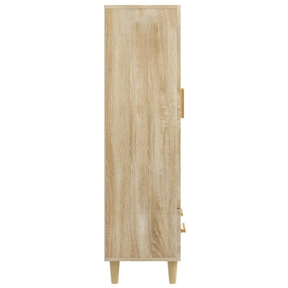 Highboard Sonoma-Eiche 70x31x115 cm Holzwerkstoff