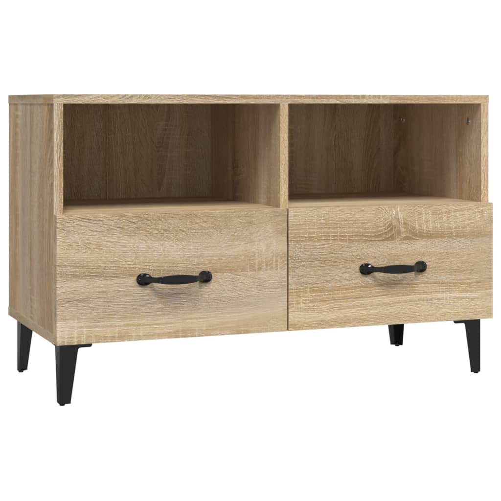 TV-Schrank Sonoma-Eiche 80x36x50 cm Holzwerkstoff