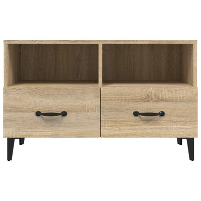 TV-Schrank Sonoma-Eiche 80x36x50 cm Holzwerkstoff