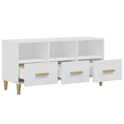 TV-Schrank Weiß 102x36x50 cm Holzwerkstoff