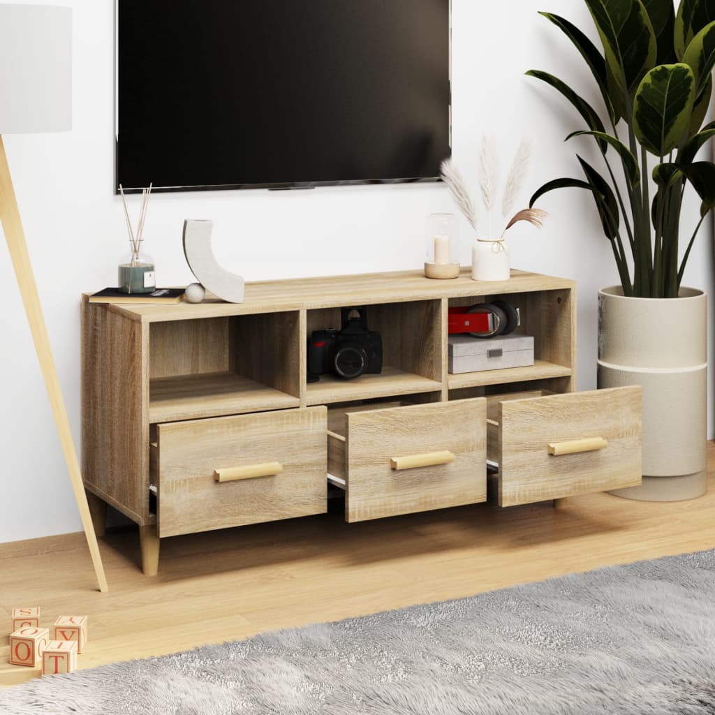 TV-Schrank Sonoma-Eiche 102x36x50 cm Holzwerkstoff