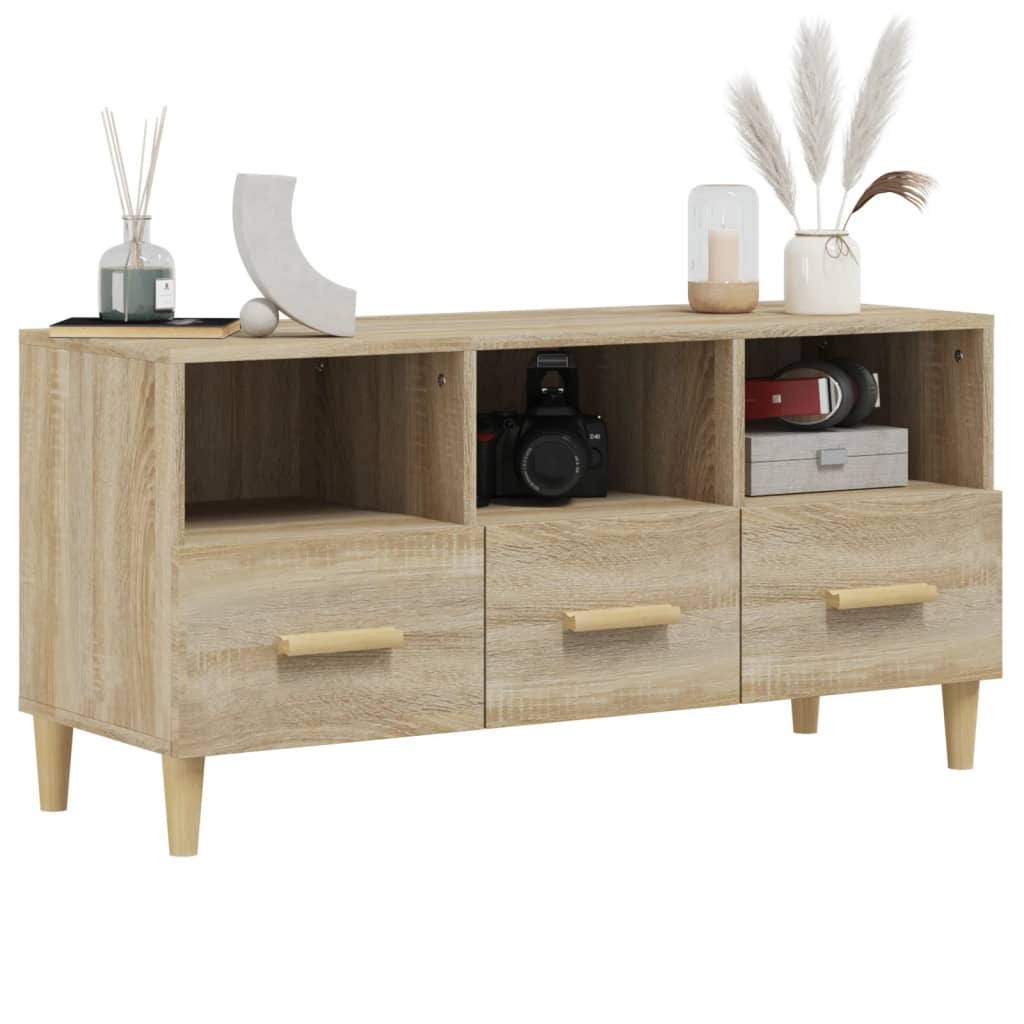 TV-Schrank Sonoma-Eiche 102x36x50 cm Holzwerkstoff