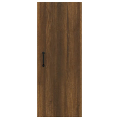 Hängeschrank Braun Eichen-Optik 34,5x34x90 cm Holzwerkstoff