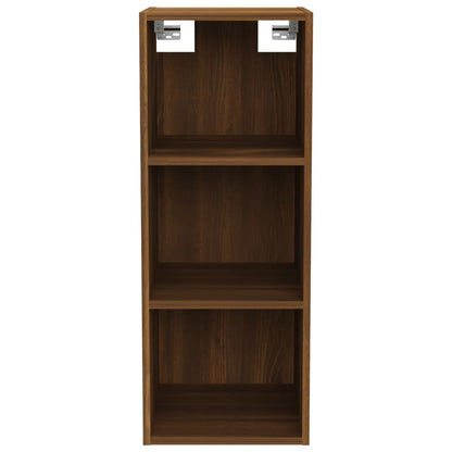 Wandschrank Braun Eichen-Optik 34,5x32,5x90 cm Holzwerkstoff