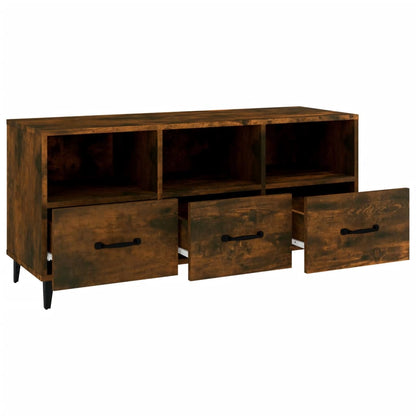 TV-Schrank Räuchereiche 102x35x50 cm Holzwerkstoff