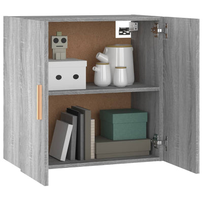 Wandschrank Grau Sonoma 60x30x60 cm Holzwerkstoff