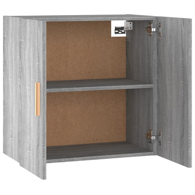 Wandschrank Grau Sonoma 60x30x60 cm Holzwerkstoff