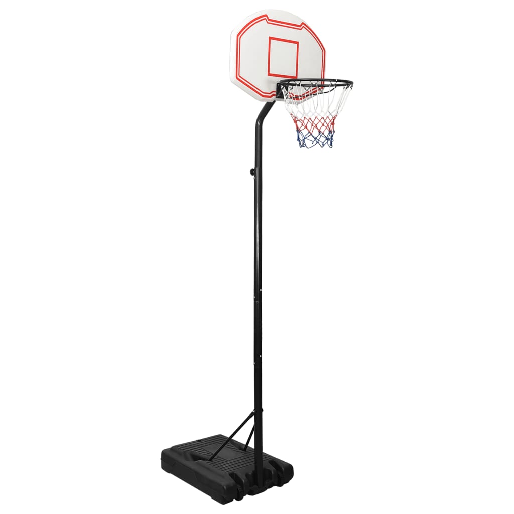Supporto per canestro da basket, bianco, 282-352 cm, polietilene