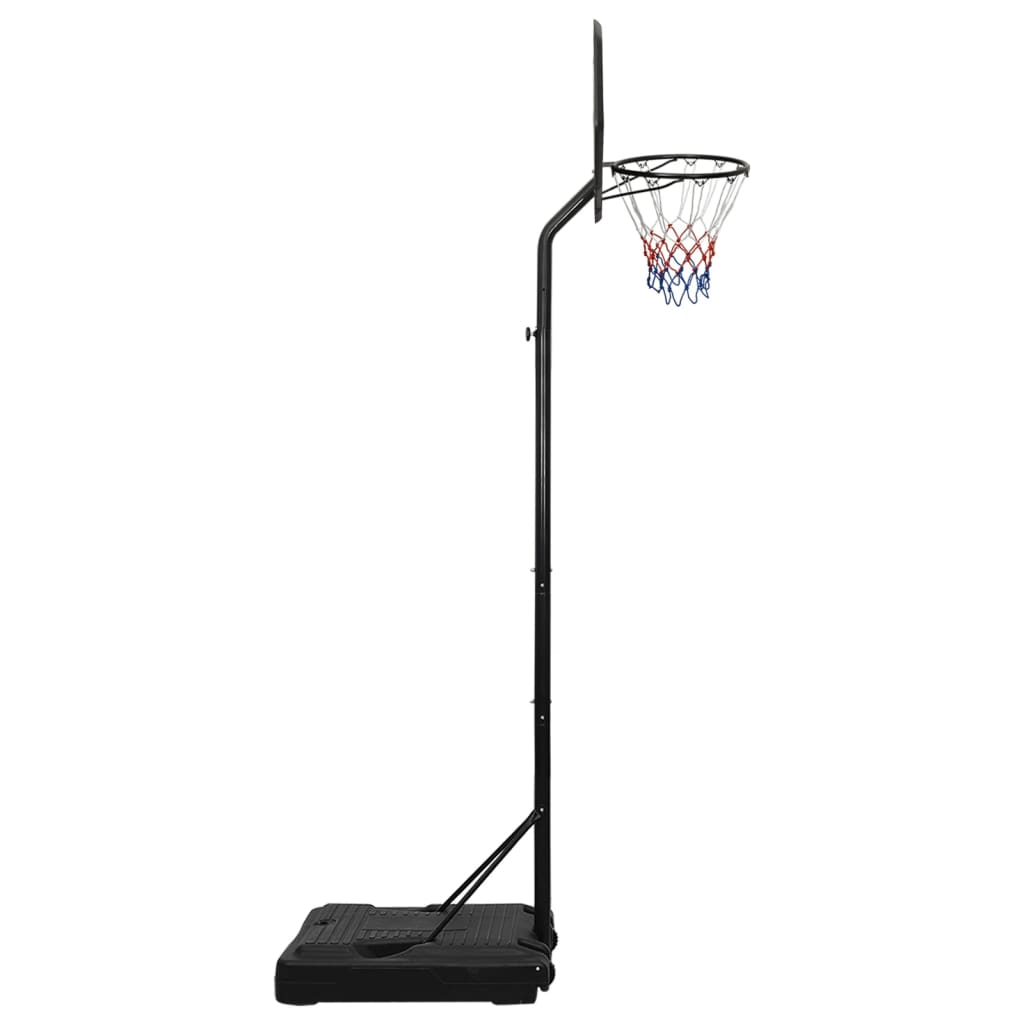 Supporto per canestro da basket, nero, 282-352 cm, polietilene