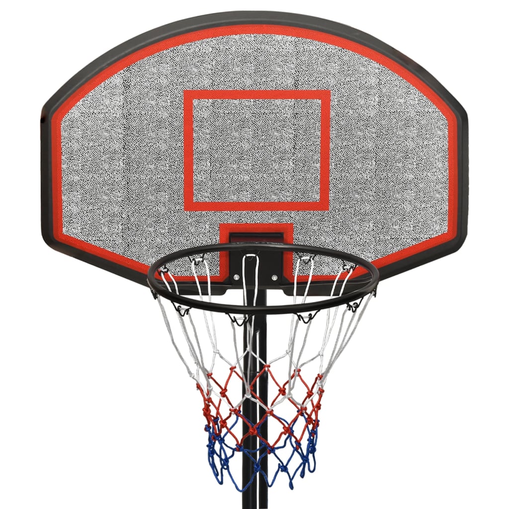 Supporto per canestro da basket, nero, 282-352 cm, polietilene