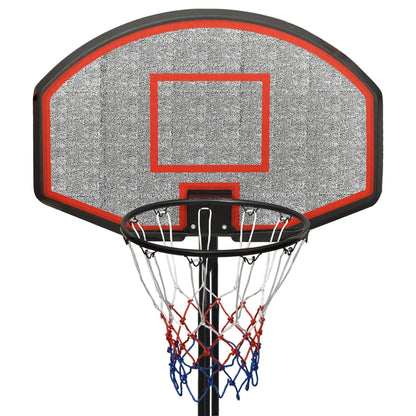 Supporto per canestro da basket, nero, 282-352 cm, polietilene
