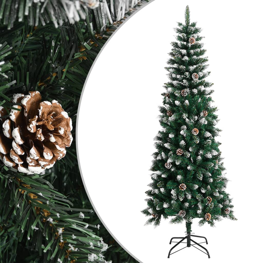 Künstlicher Weihnachtsbaum mit Ständer Grün 240 cm PVC