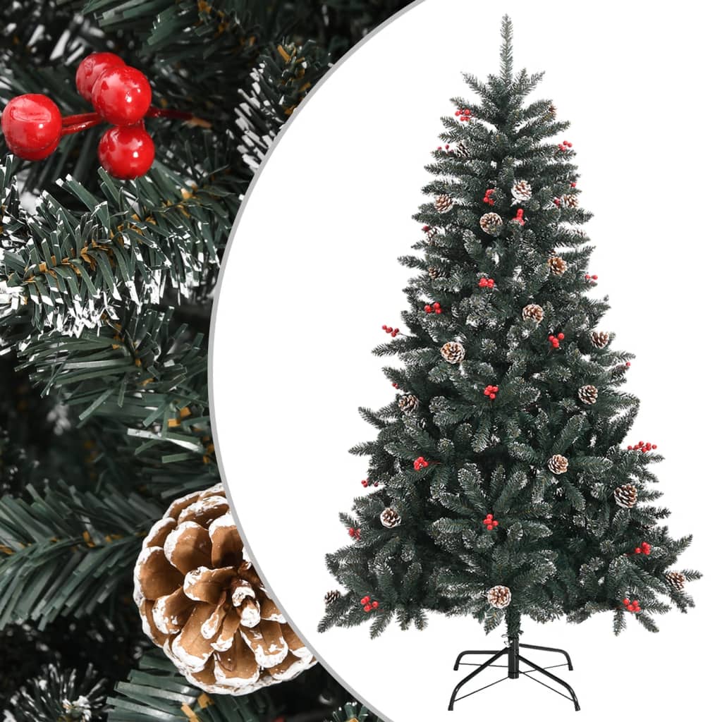 Künstlicher Weihnachtsbaum mit Ständer Grün 150 cm PVC