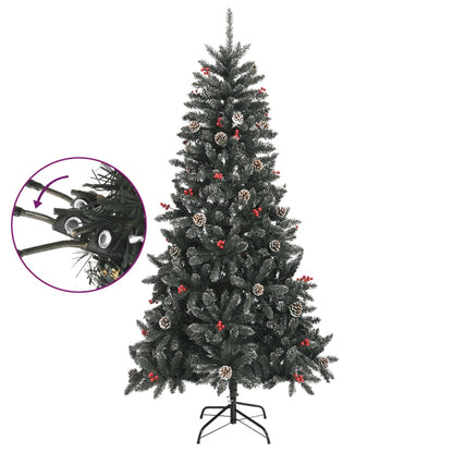 Künstlicher Weihnachtsbaum mit Ständer Grün 210 cm PVC