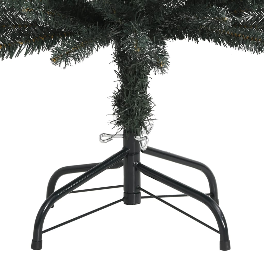 Künstlicher Weihnachtsbaum mit Ständer Schlank Grün 150 cm PVC