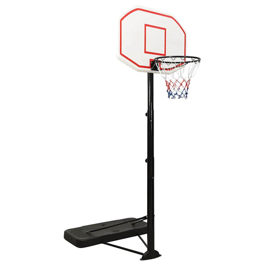 Supporto per canestro da basket, bianco, 258-363 cm, polietilene