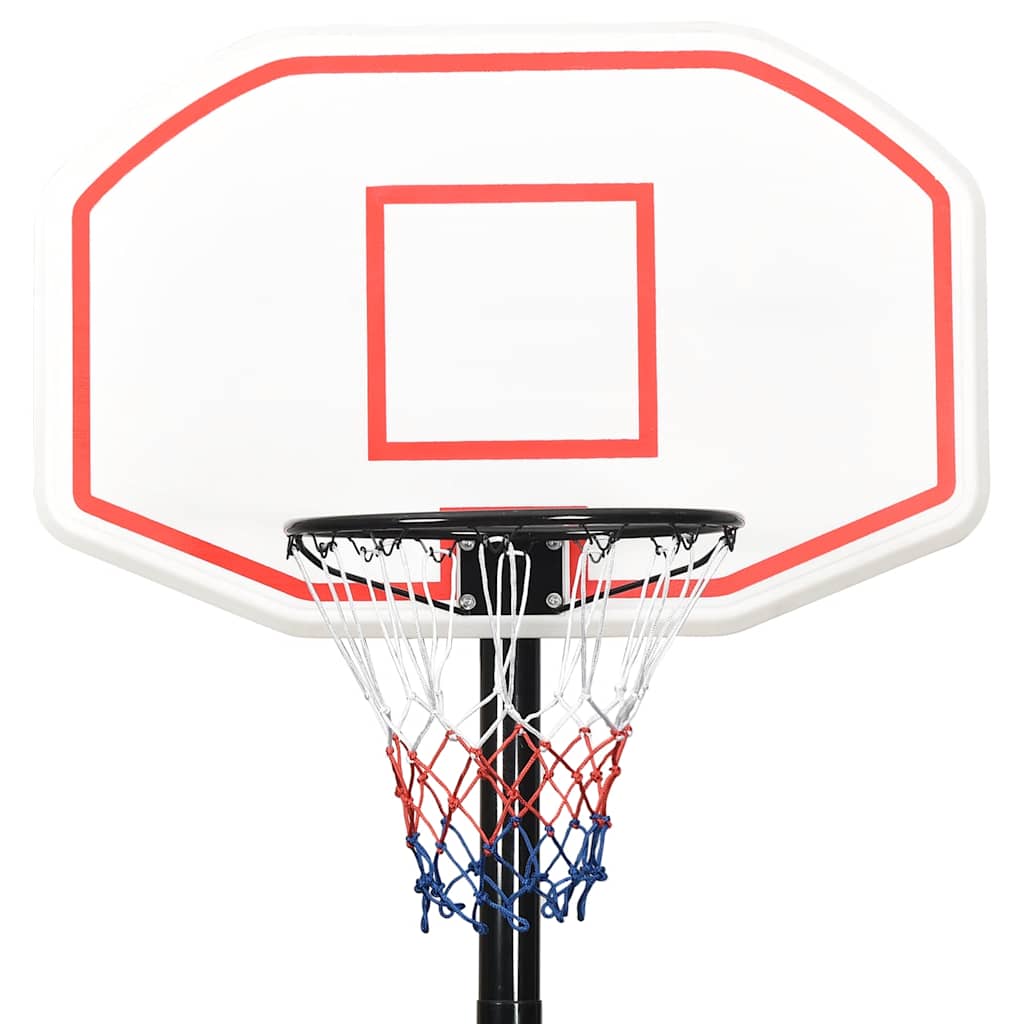 Supporto per canestro da basket, bianco, 258-363 cm, polietilene