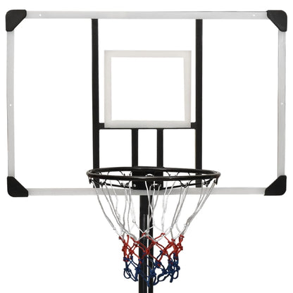 Basketballständer Transparent 256-361 cm Polycarbonat