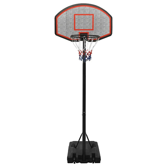 Supporto per canestro da basket, nero, 237-307 cm, polietilene