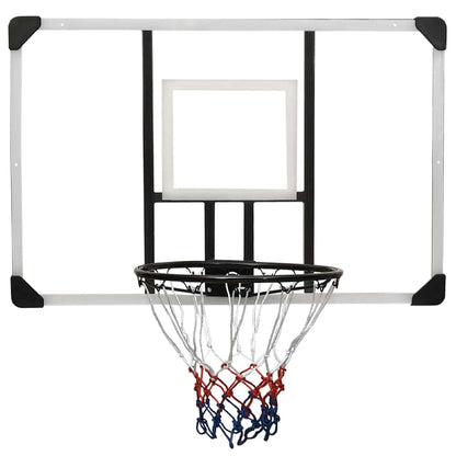 Basketballkorb Transparent 106x69x3 cm Polycarbonat