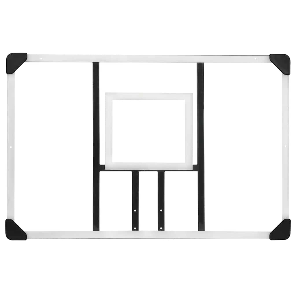 Basketballkorb Transparent 106x69x3 cm Polycarbonat