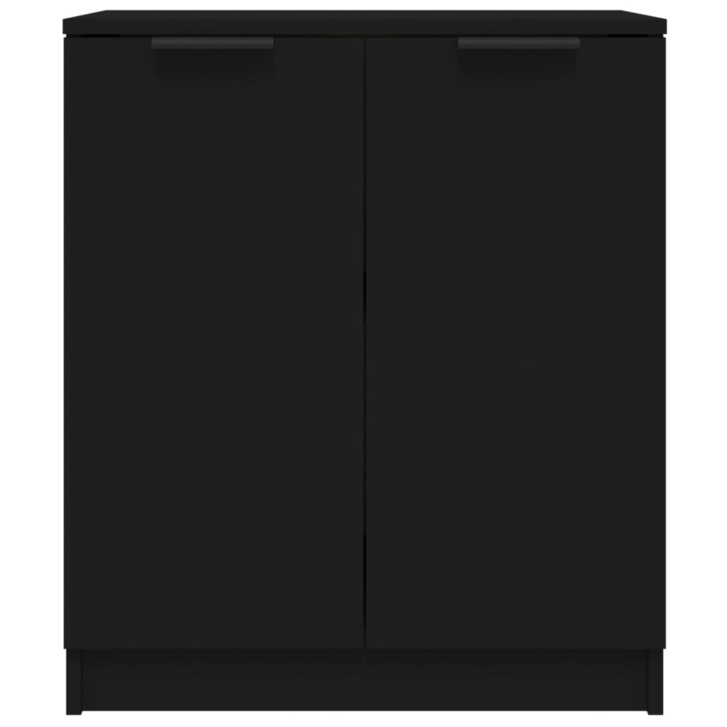 Sideboards 2 Stk. Schwarz 60x30x70 cm Holzwerkstoff